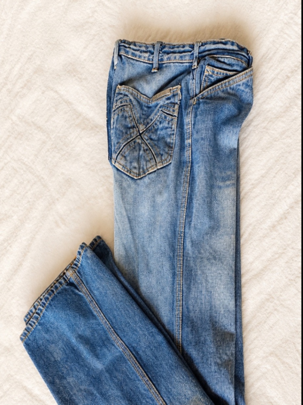 Vintage 70s N’Est Ce Pas High Waist Jeans 27 Waist 100% Denim Taiwan
